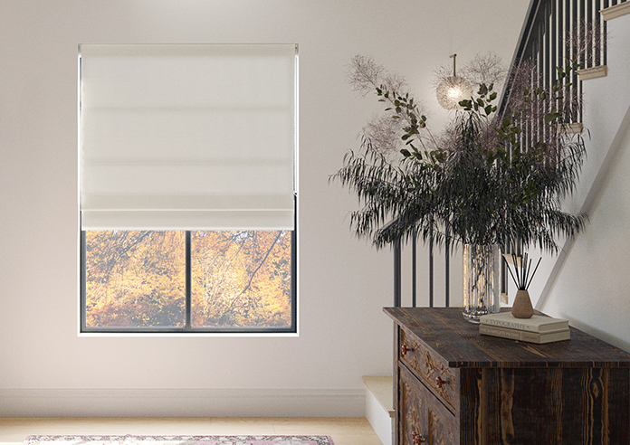 Oslo, Pearl - Twist&Fit Roman Blind - Image 3